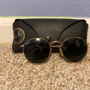 Gold Ray Bans
